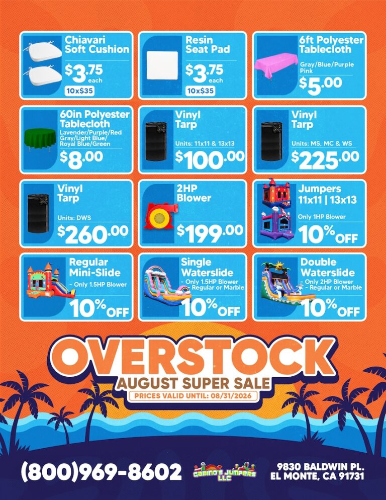 August Overstock 2