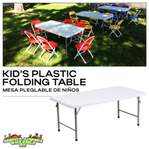 Plastic Kid’s Table