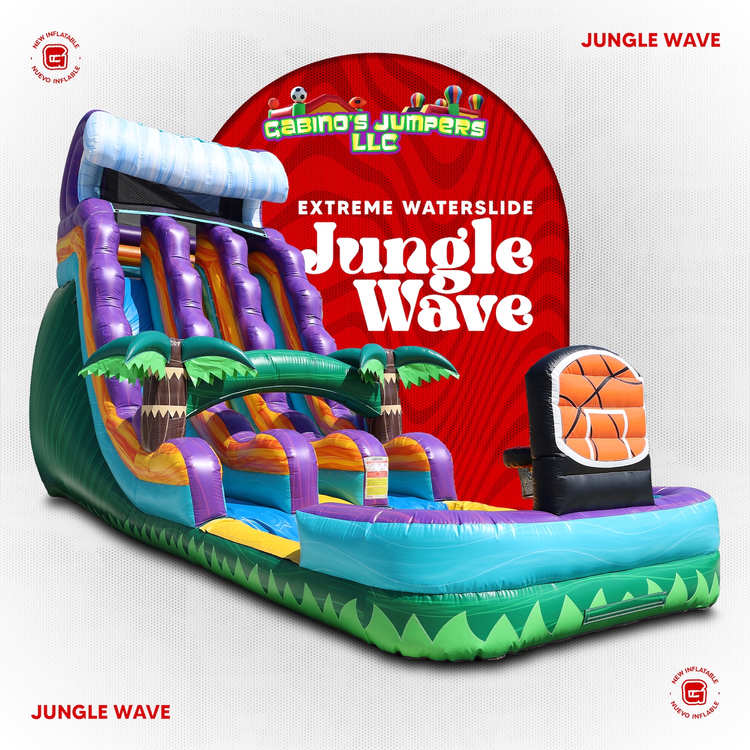 Extreme Waterslide Jungle Wave