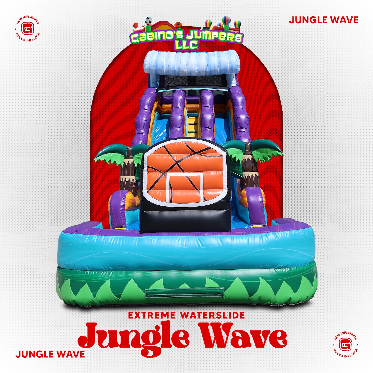 Extreme Waterslide Jungle Wave