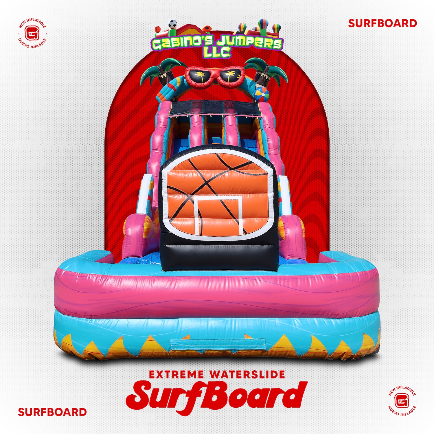 Extreme Waterslide Surfboard